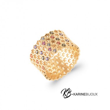 Bague Plaqué Or 18 Carats...