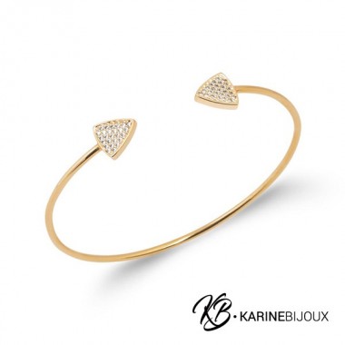 Bracelet Jonc Plaqué Or...