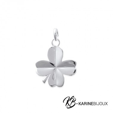 Pendentif Trèfle Argent Greta