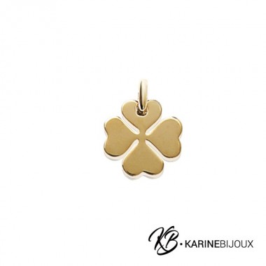Pendentif Trèfle Plaqué Or...