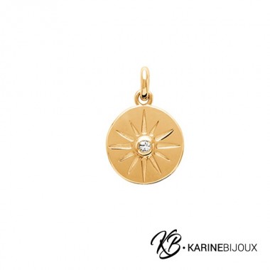 Pendentif Rond Motif Etoile...