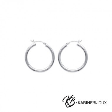 Créoles céllia 3 cm en...