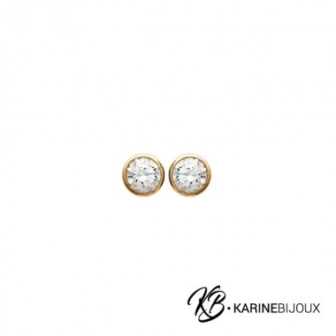 Puces rondes Ellie plaqué...