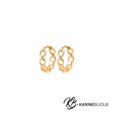 Petites créoles Jodie motif...