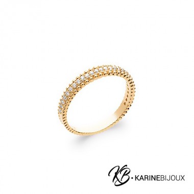 Bague anneau Shannon plaqué...